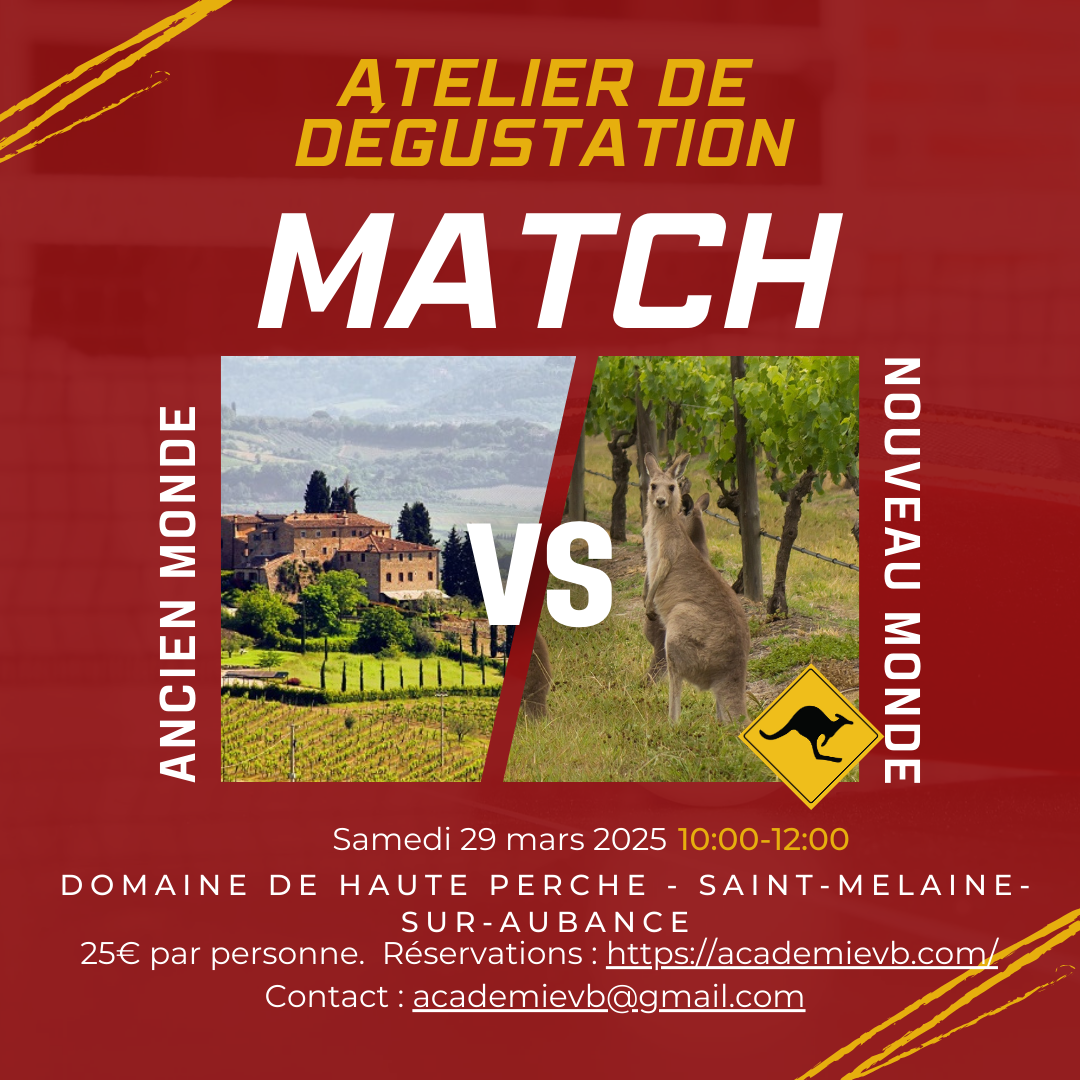 Match de dégustation : Ancien VS Nouveau monde